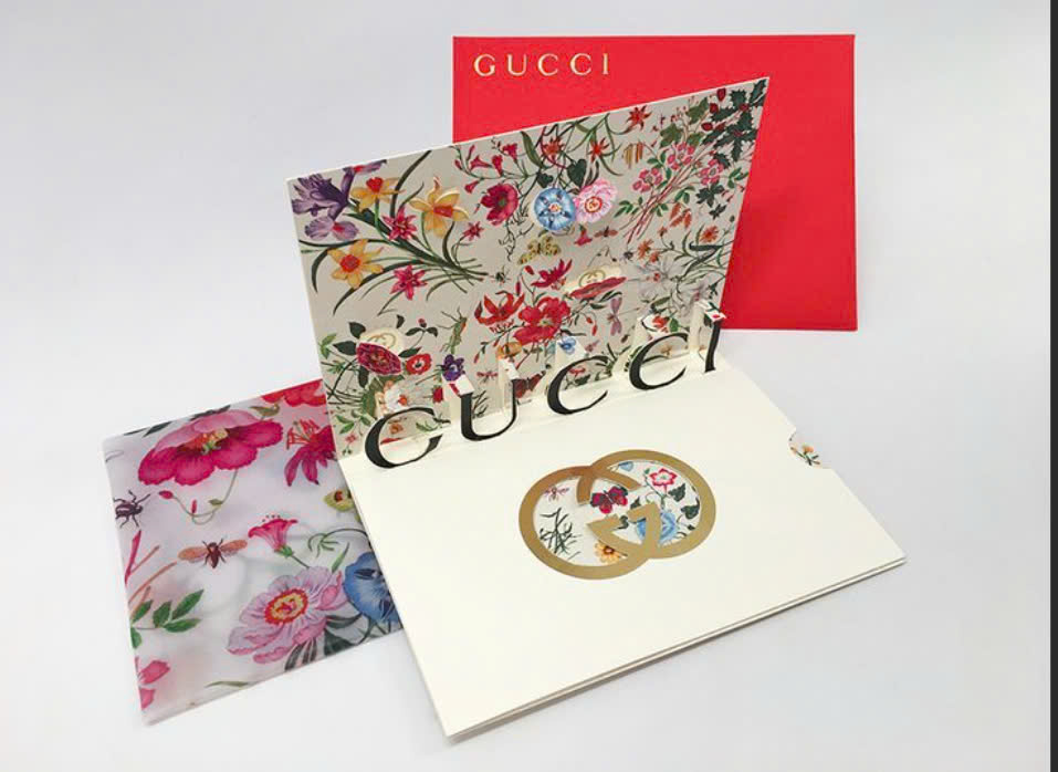 Thiệp 3D Theo yêu cầu - GUCCI