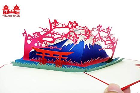 L135 Fuji Moutain (BIG) 3D Pop Up Card