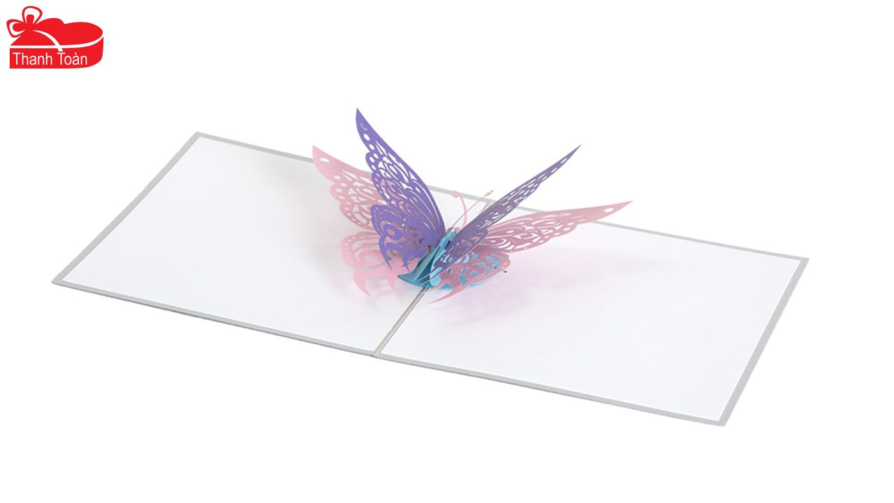 NV93 Queen Butterfly (SMALL) 3D Pop Up Card