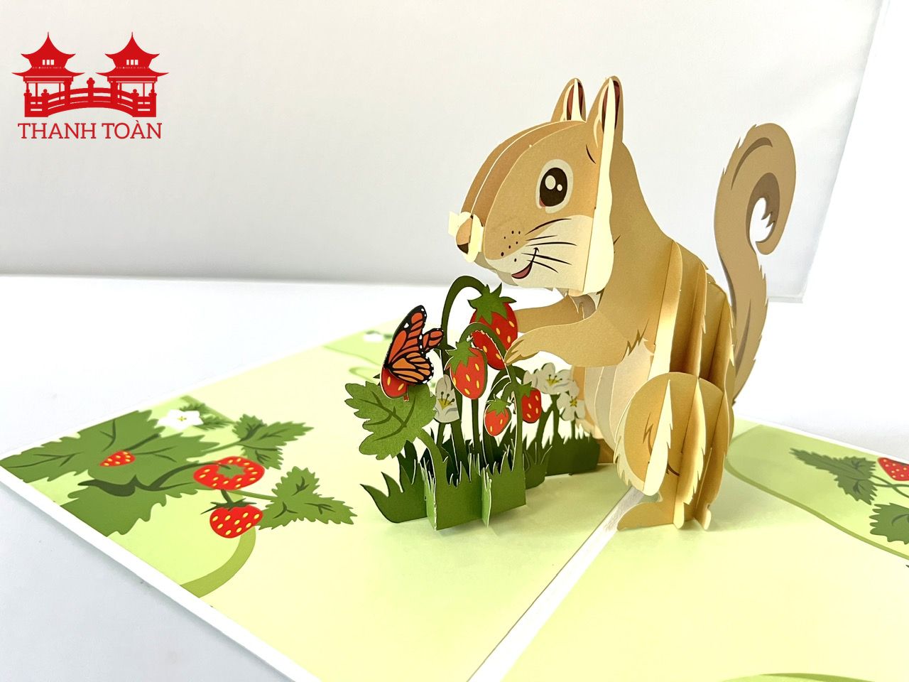 Pop-up Card ASP12 Little Squirrel (CODE SP)