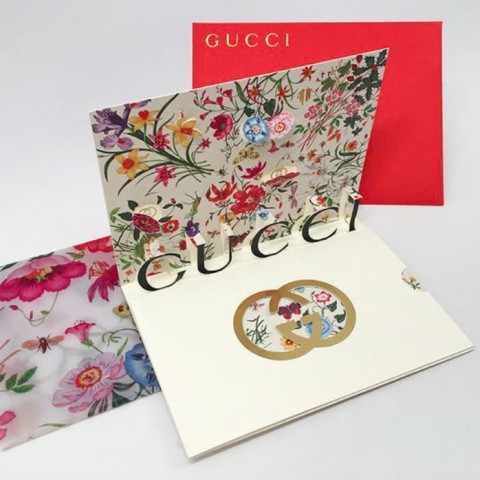 Thiệp 3D Theo yêu cầu - GUCCI