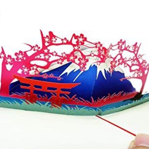 L135 Fuji Moutain (BIG) 3D Pop Up Card