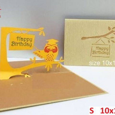 NCN43 birthday owl (SMALL PRICE)